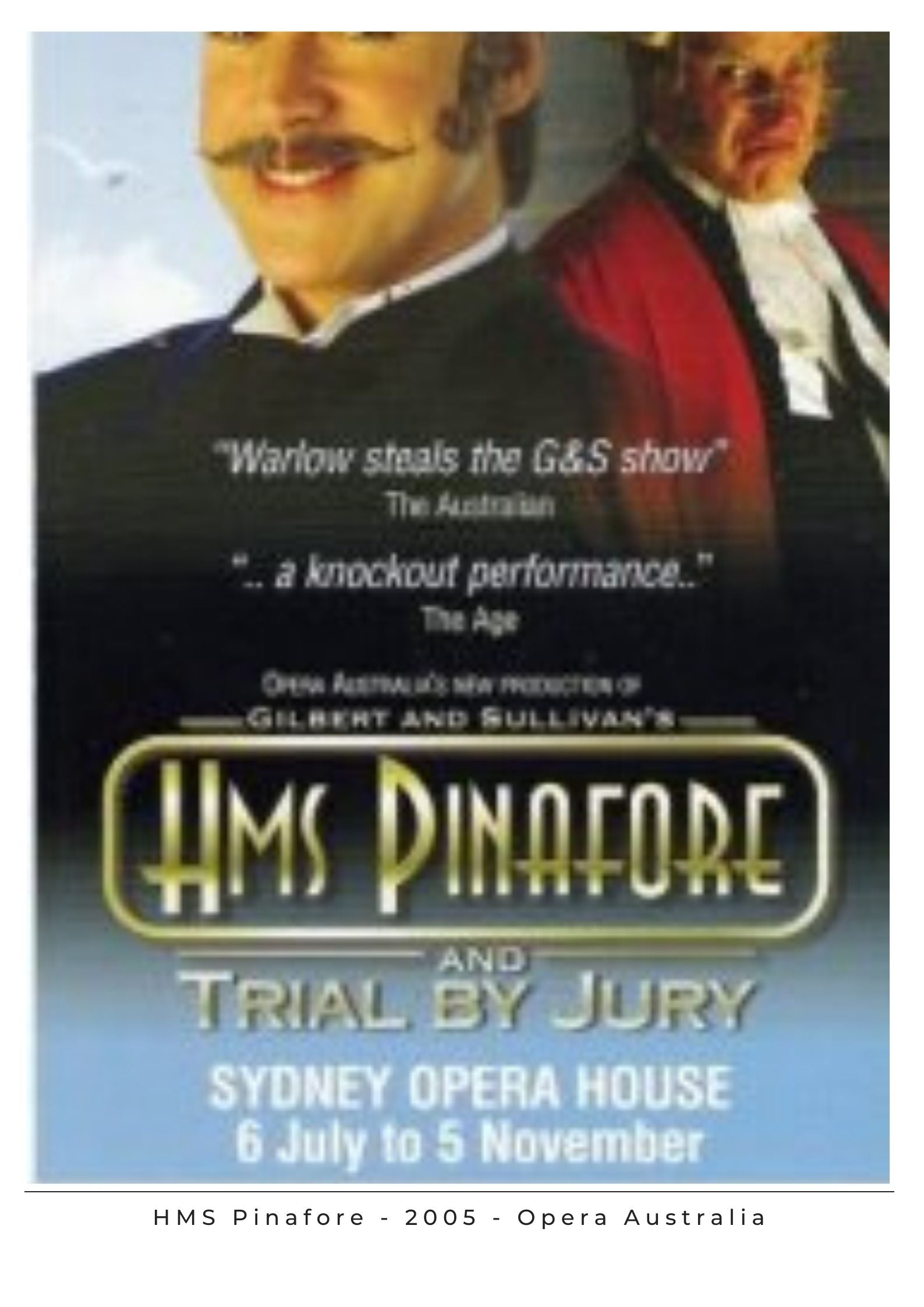 HMS Pinafore Sydney Opera Entertainment Industry Theatre Movie Work Costume Construction Work Costume Designer