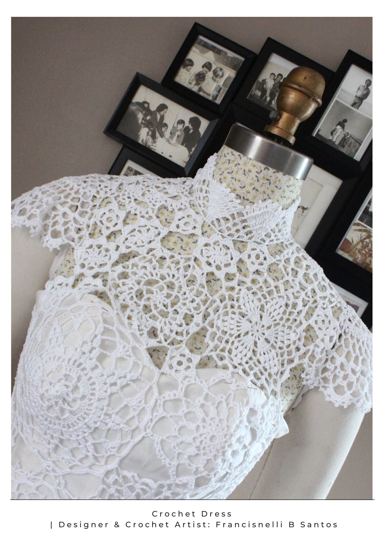 Custom Made Crochet Dress Fashion Industry Entertainment Industry Theatre Movie Work Costume Construction Work Seamstress Draper Fashion Designer