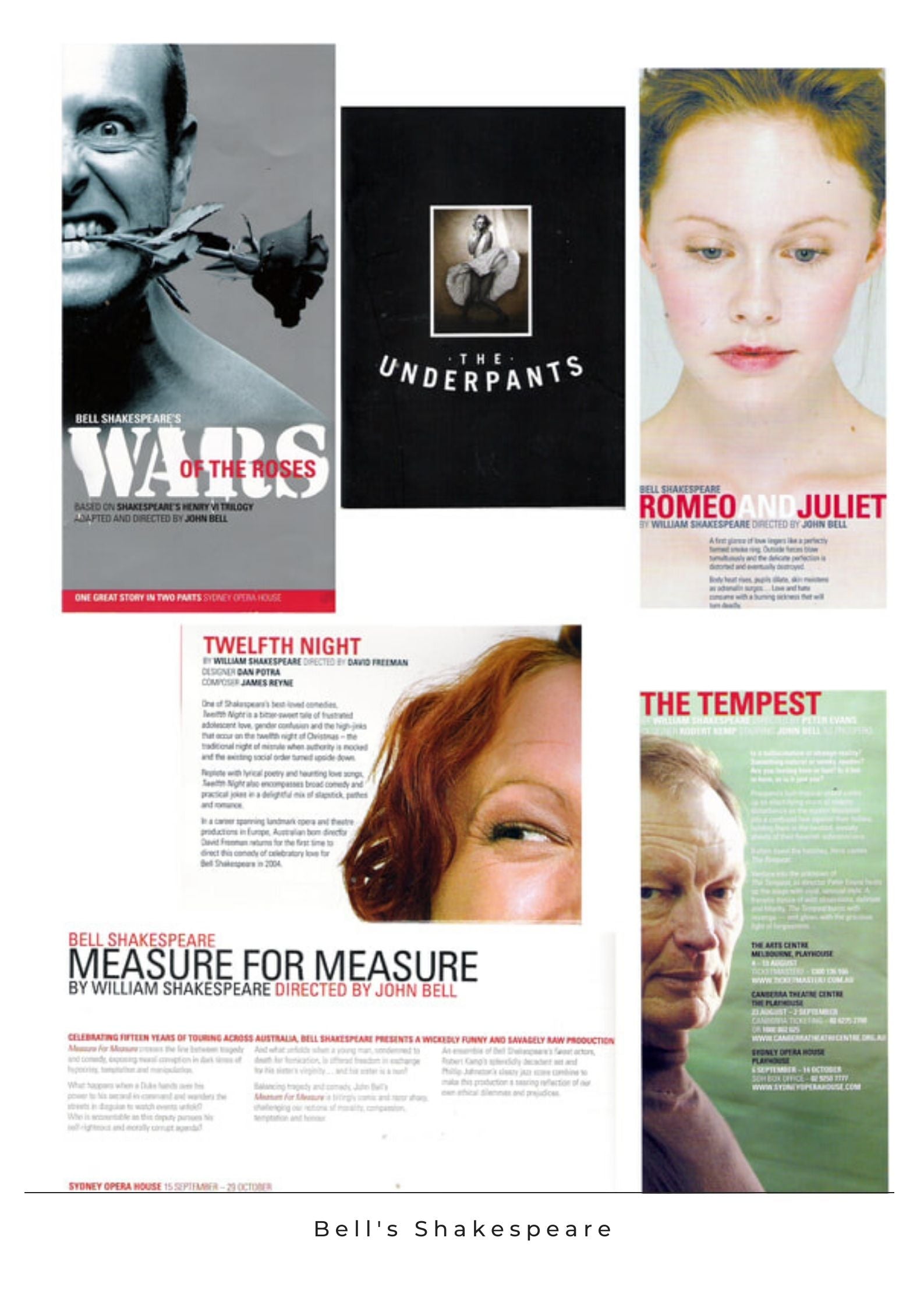 Bells' Shakespeare Entertainment Industry Theatre Movie Work Costume Construction Work Seamstress Draper