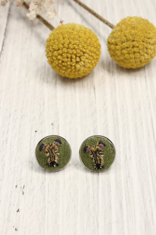 Embroidery Greyhound Studs #20