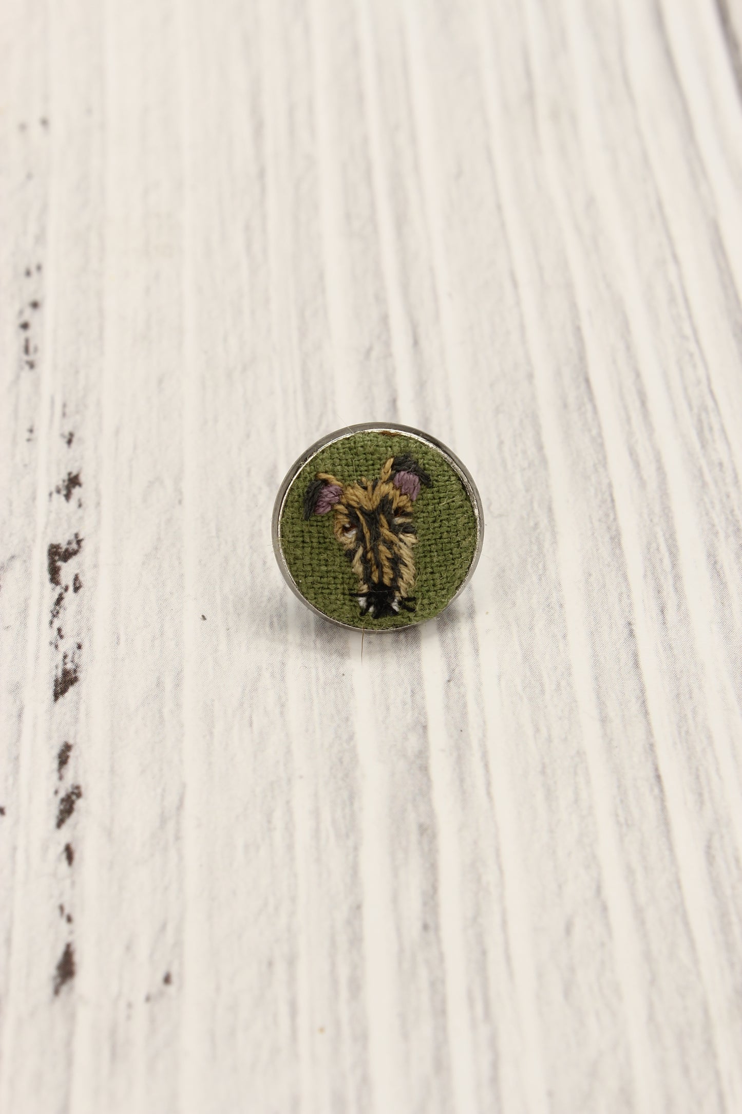 Embroidery Greyhound Studs Earrings