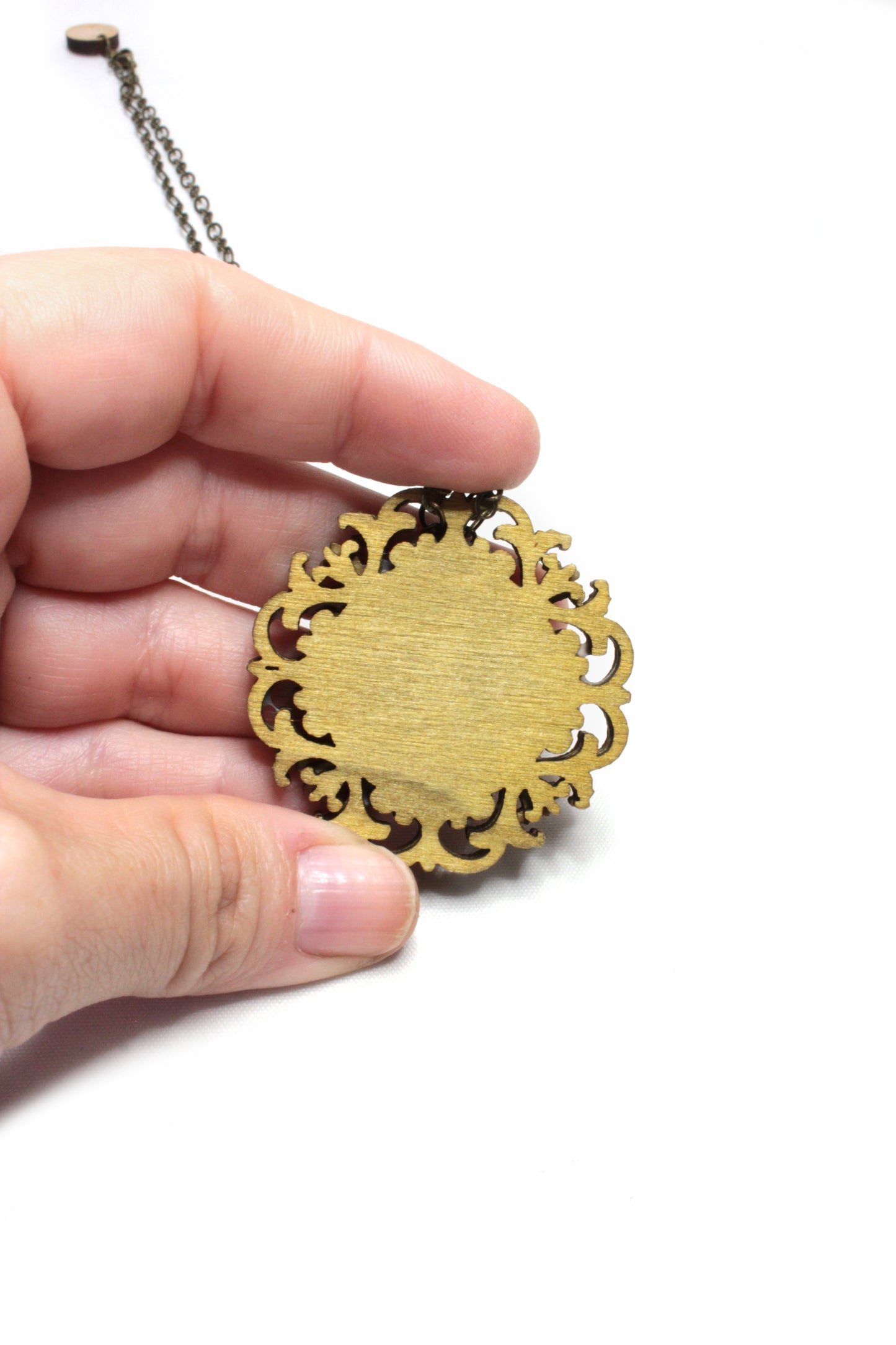 Embroidery Bee Necklace