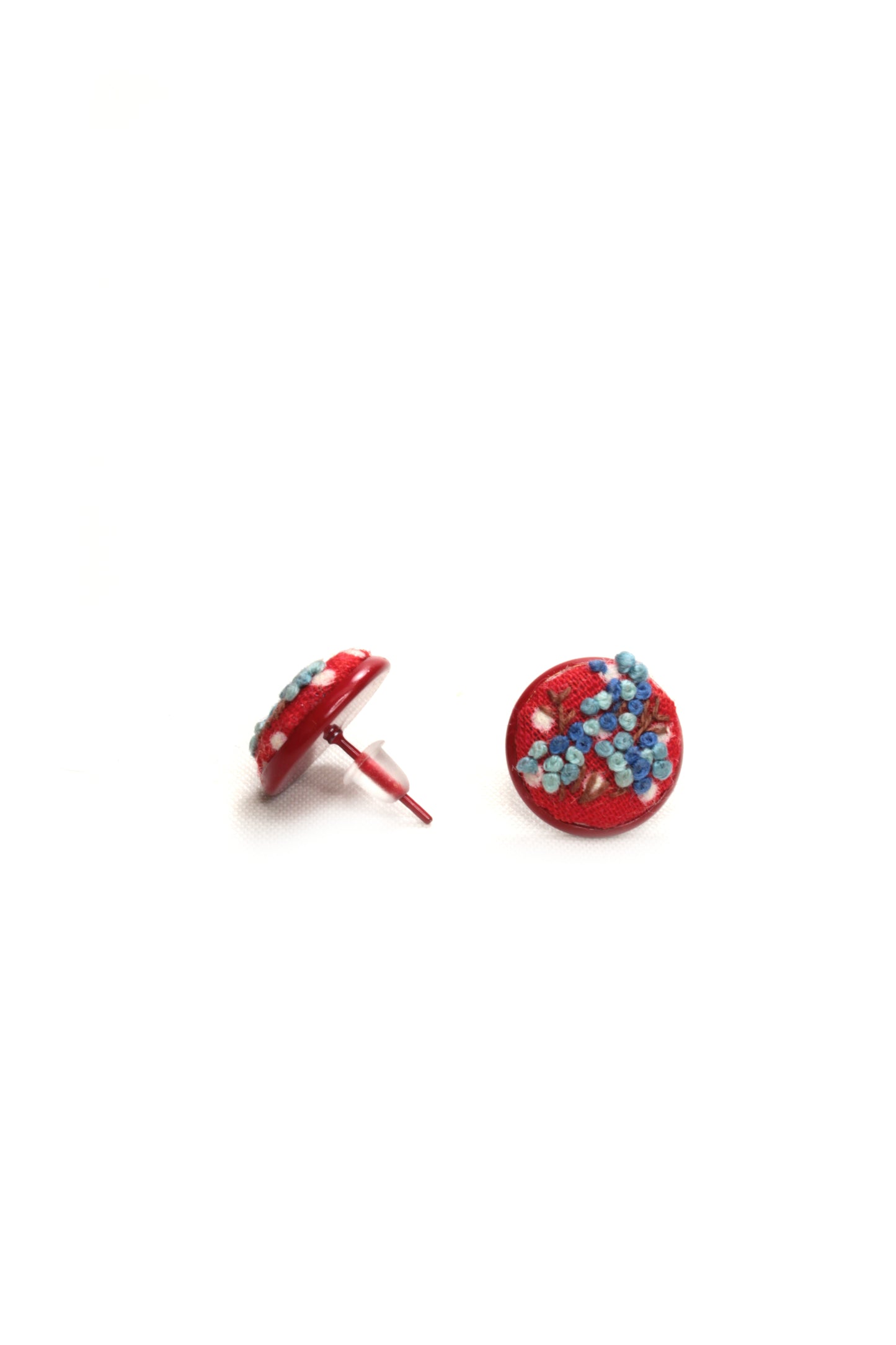 Embroidery Studs Earrings