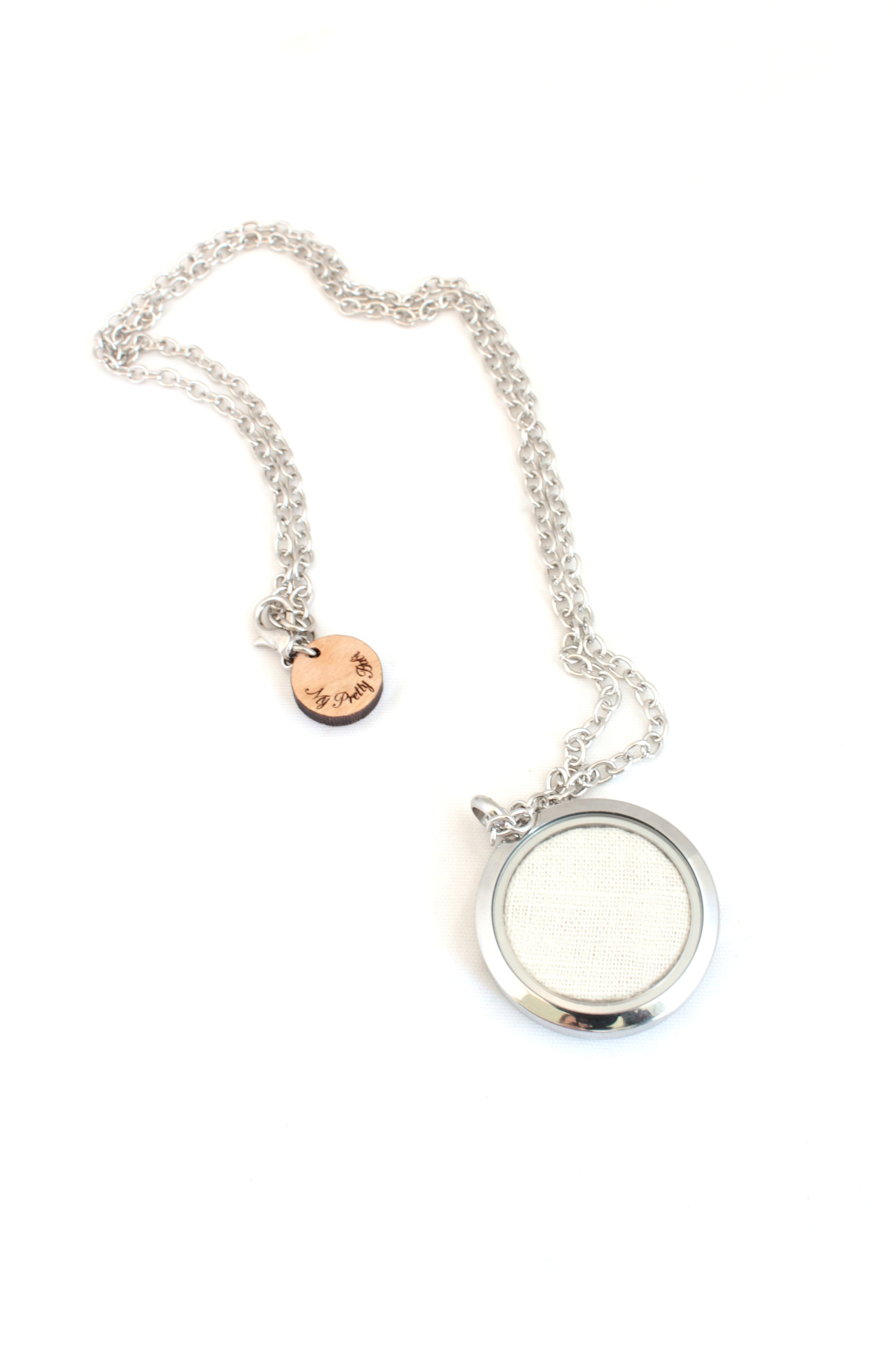 Embroidery Bee Locket Necklace