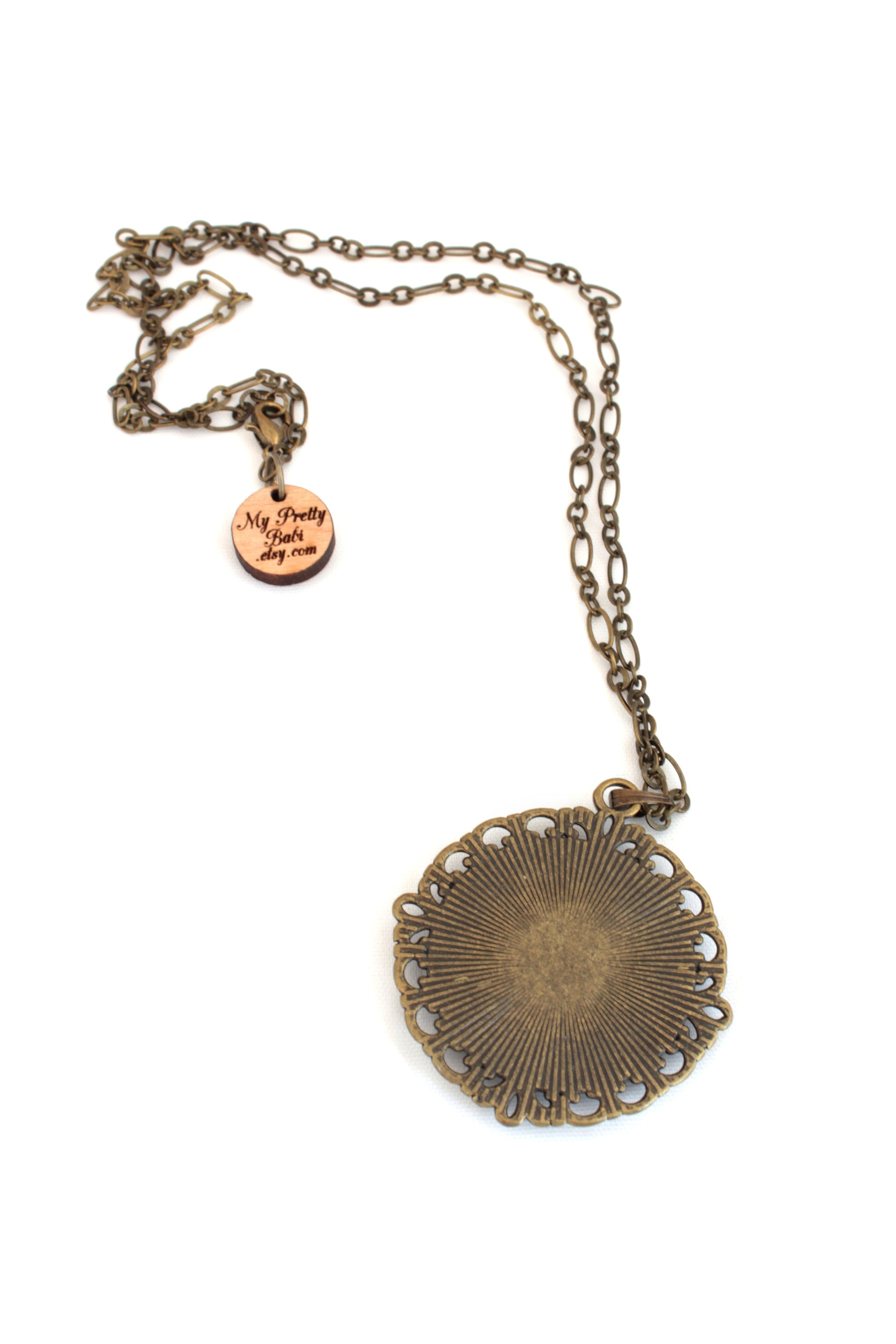 Embroidery Bunny Necklace
