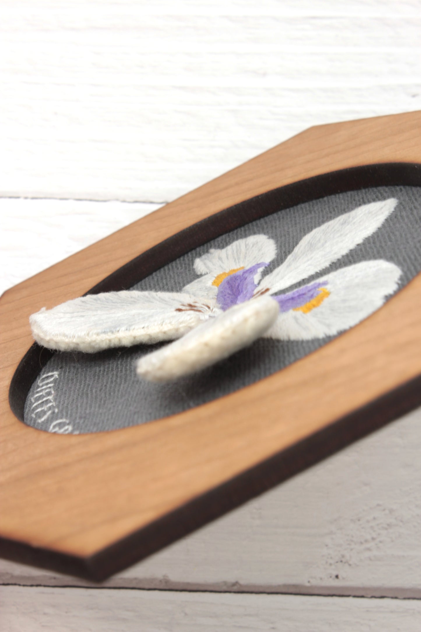 Embroidery Wild Iris Hoop