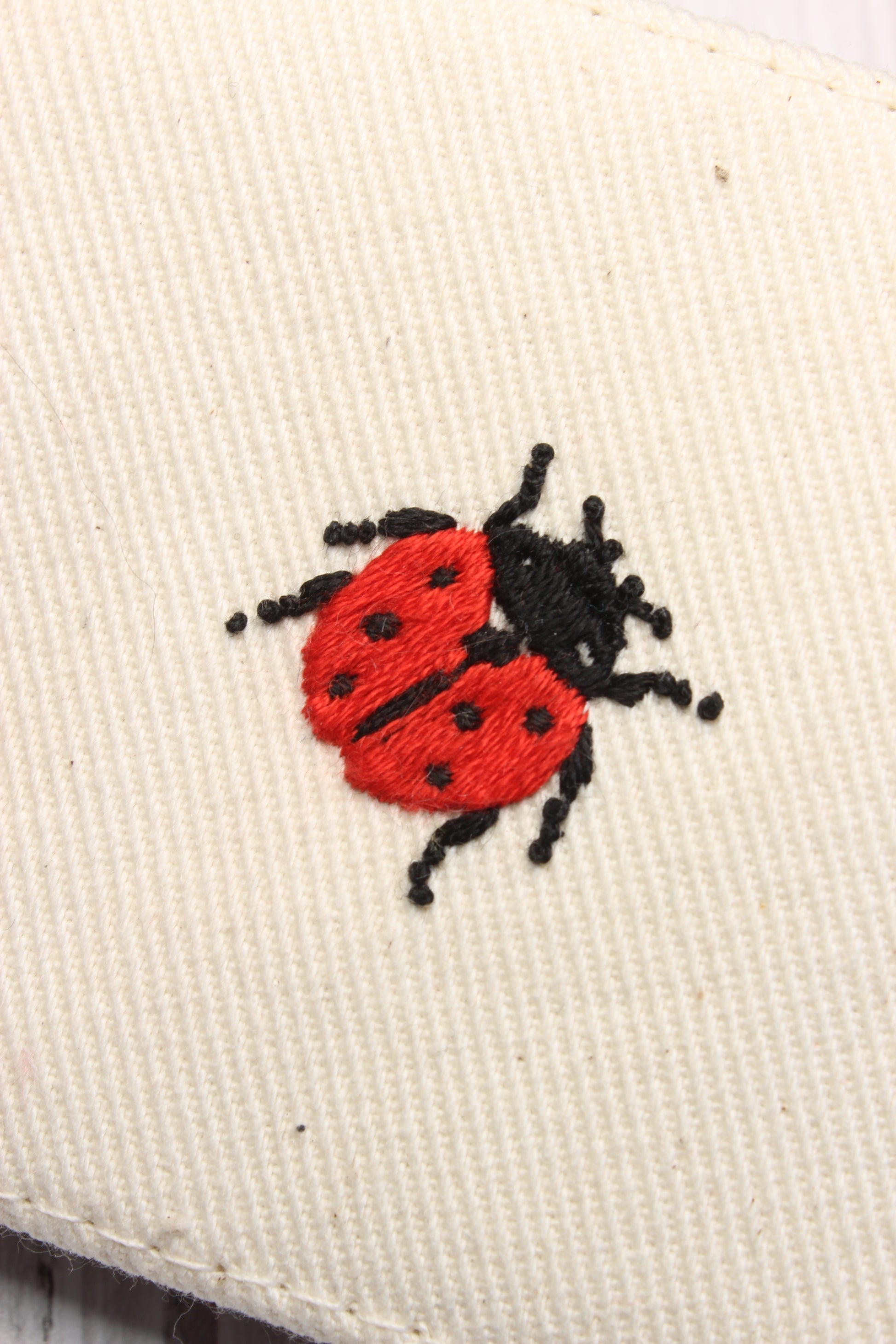 Embroidery Lady Bug Wallet