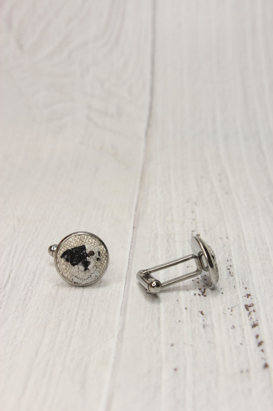 Cufflinks Custom Pet Portrait