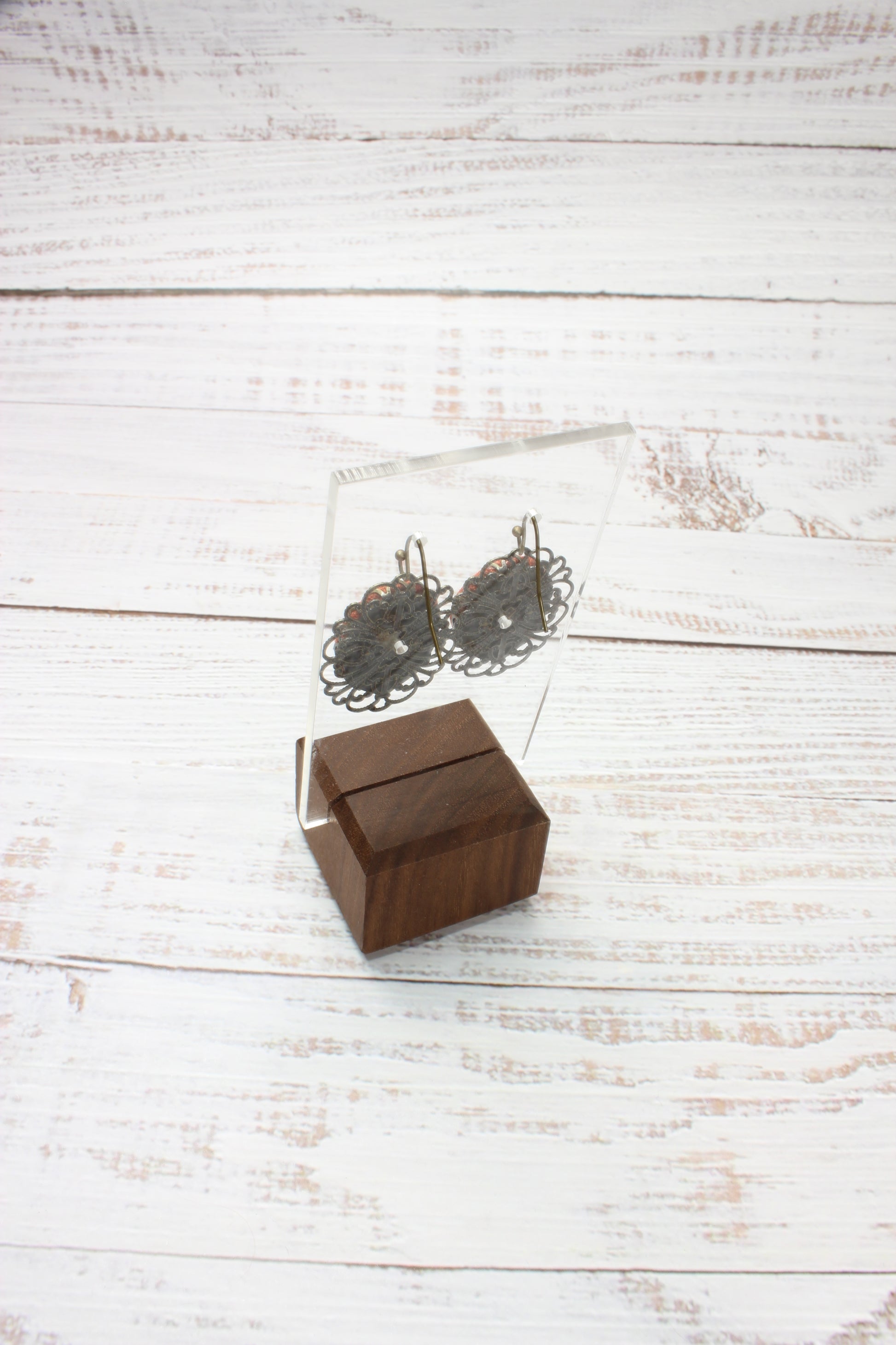 Embroidery Dandelion Wire Filigree Earrings