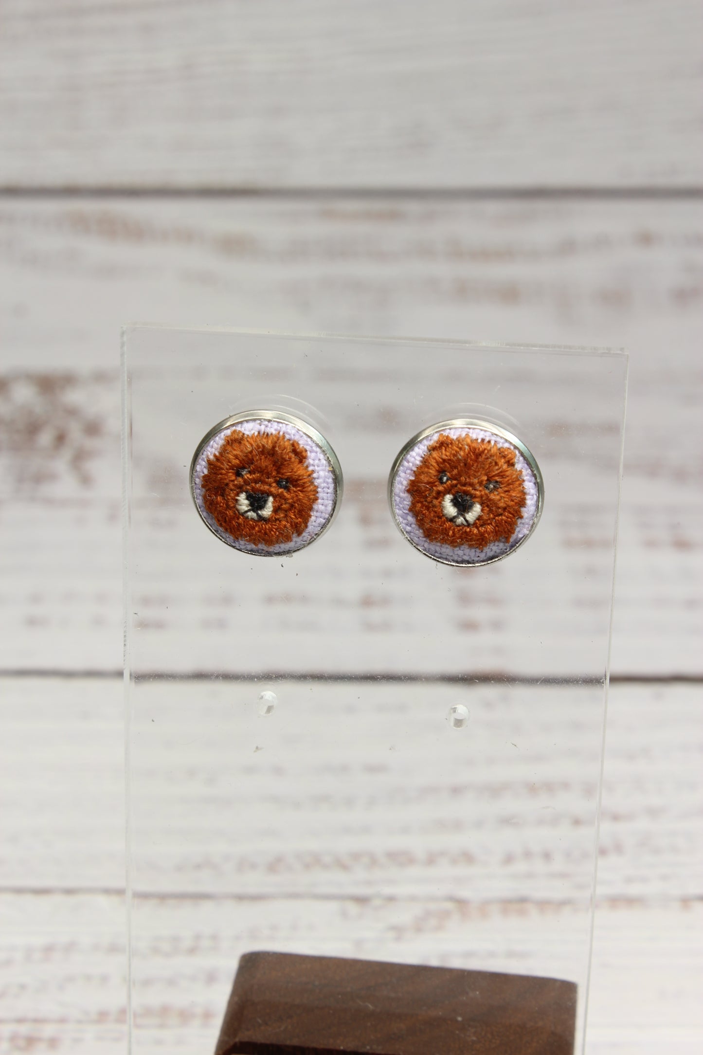 Chow Chow Embroidery Studs