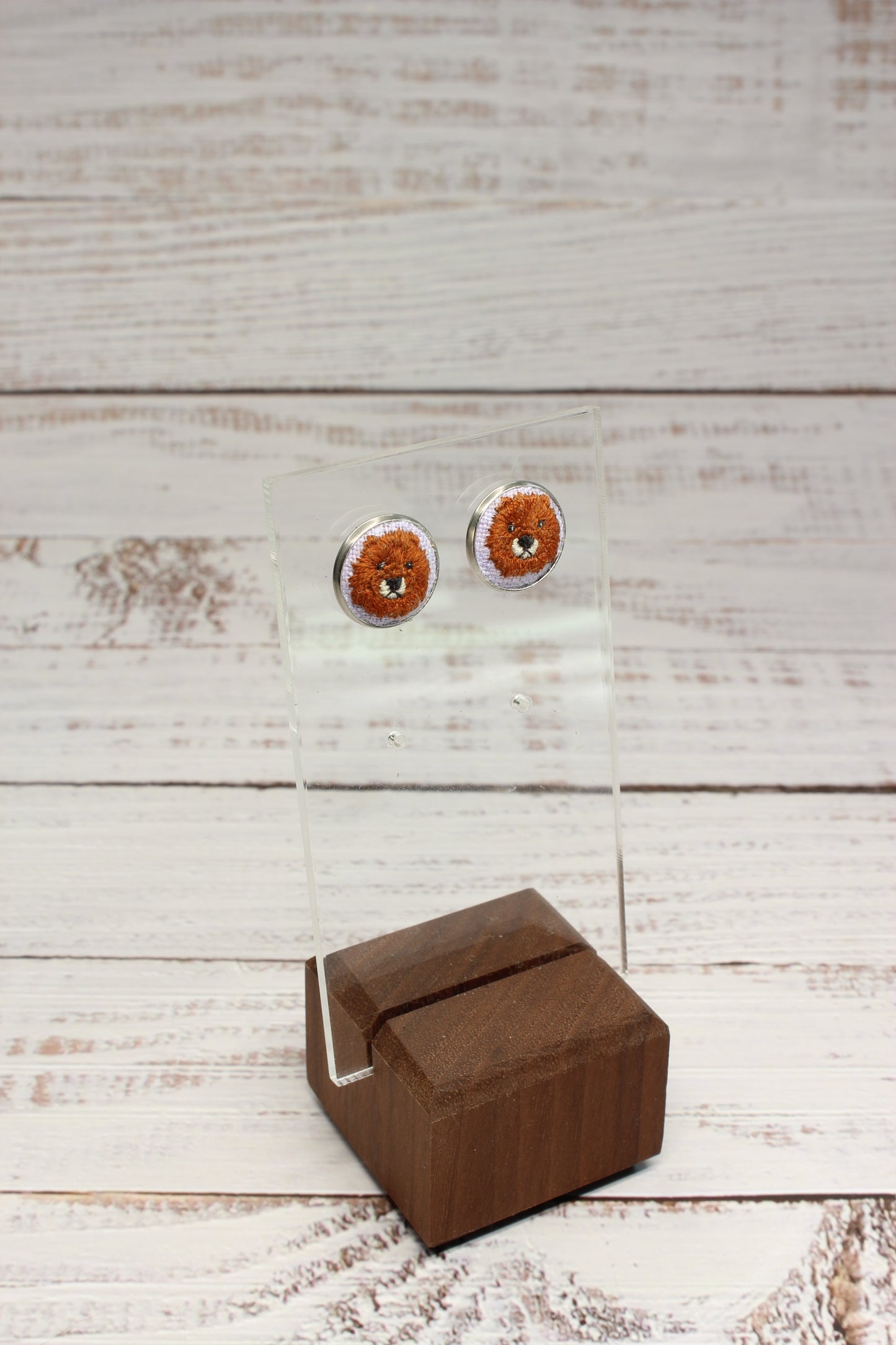 Chow Chow Embroidery Studs