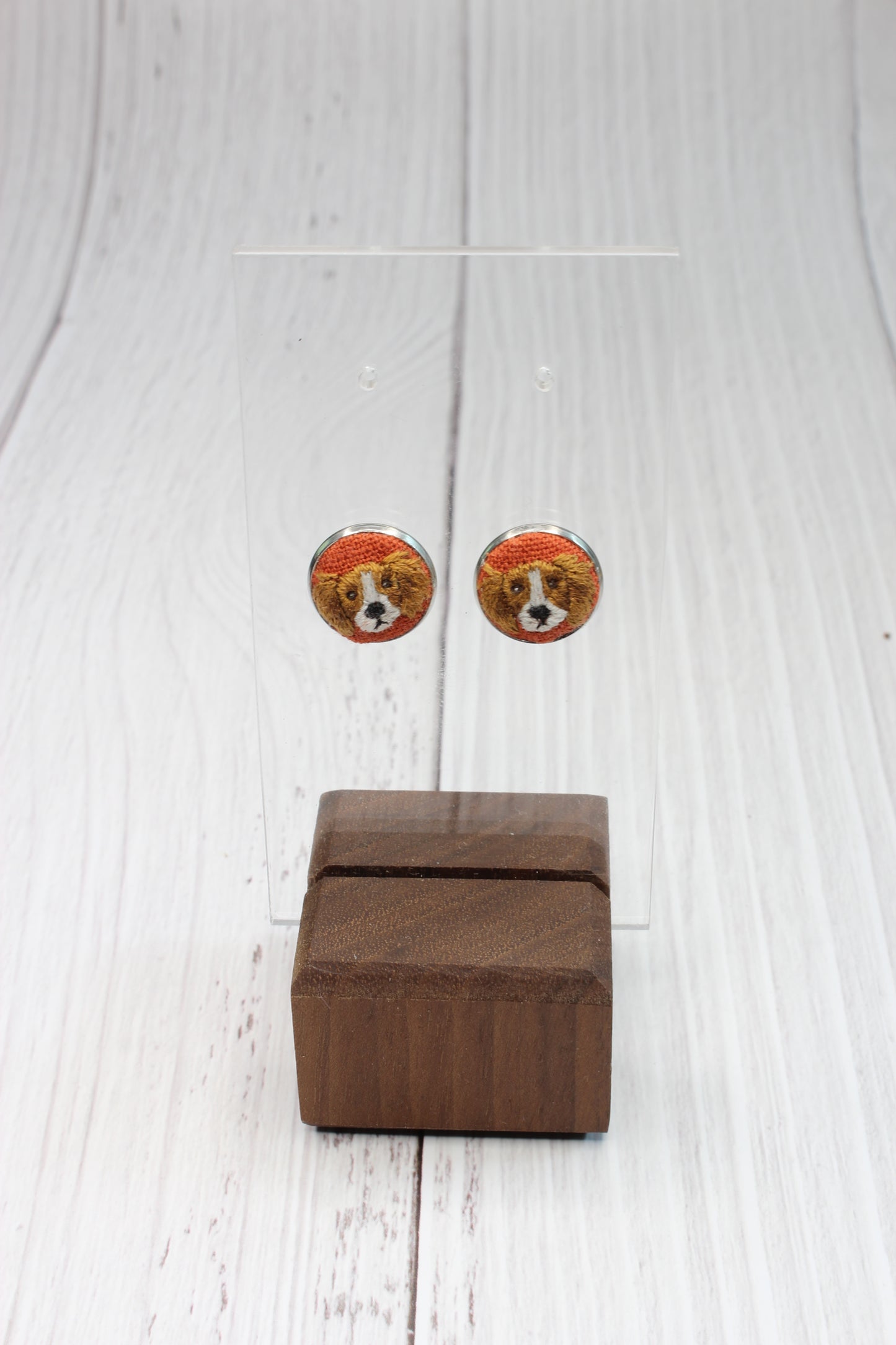 King Charles Cavalier Embroidery Studs