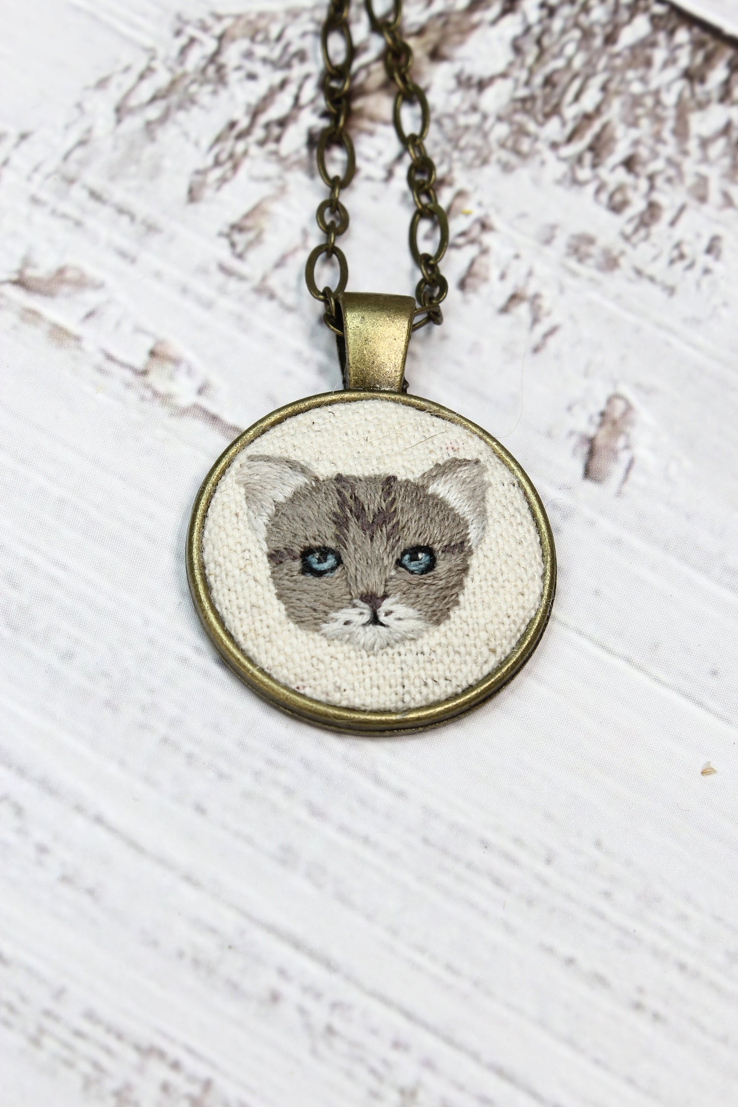 Embroidery Animal Necklaces