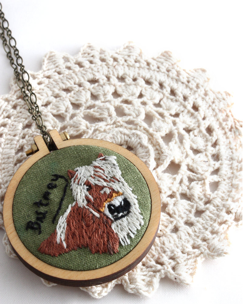 Custom Embroidery Pet Portrait My Pretty Babi