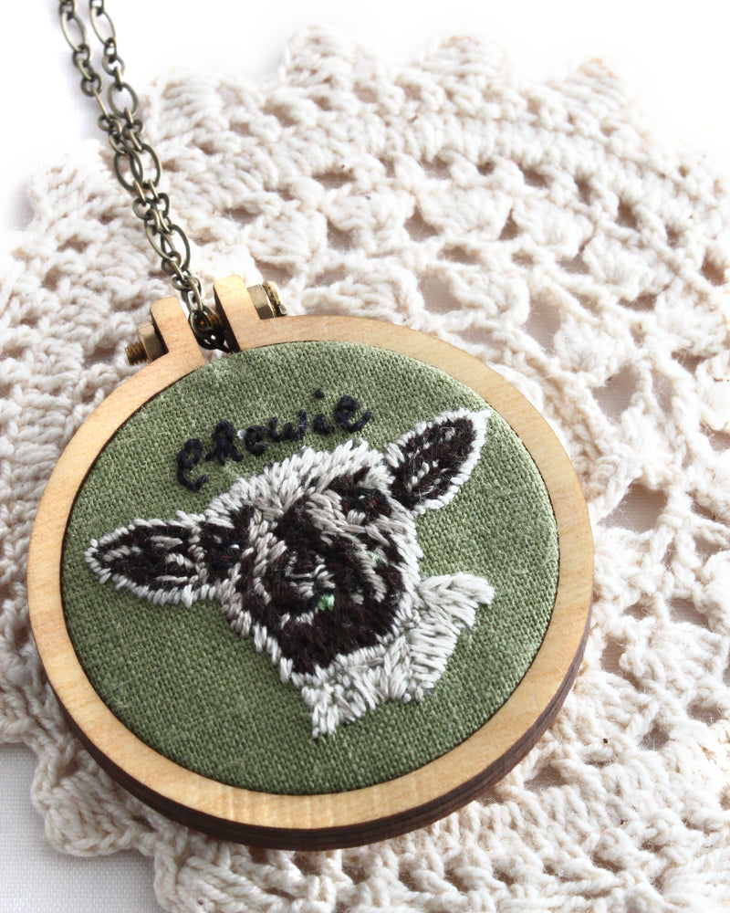 Custom Embroidery Pet Portrait My Pretty Babi