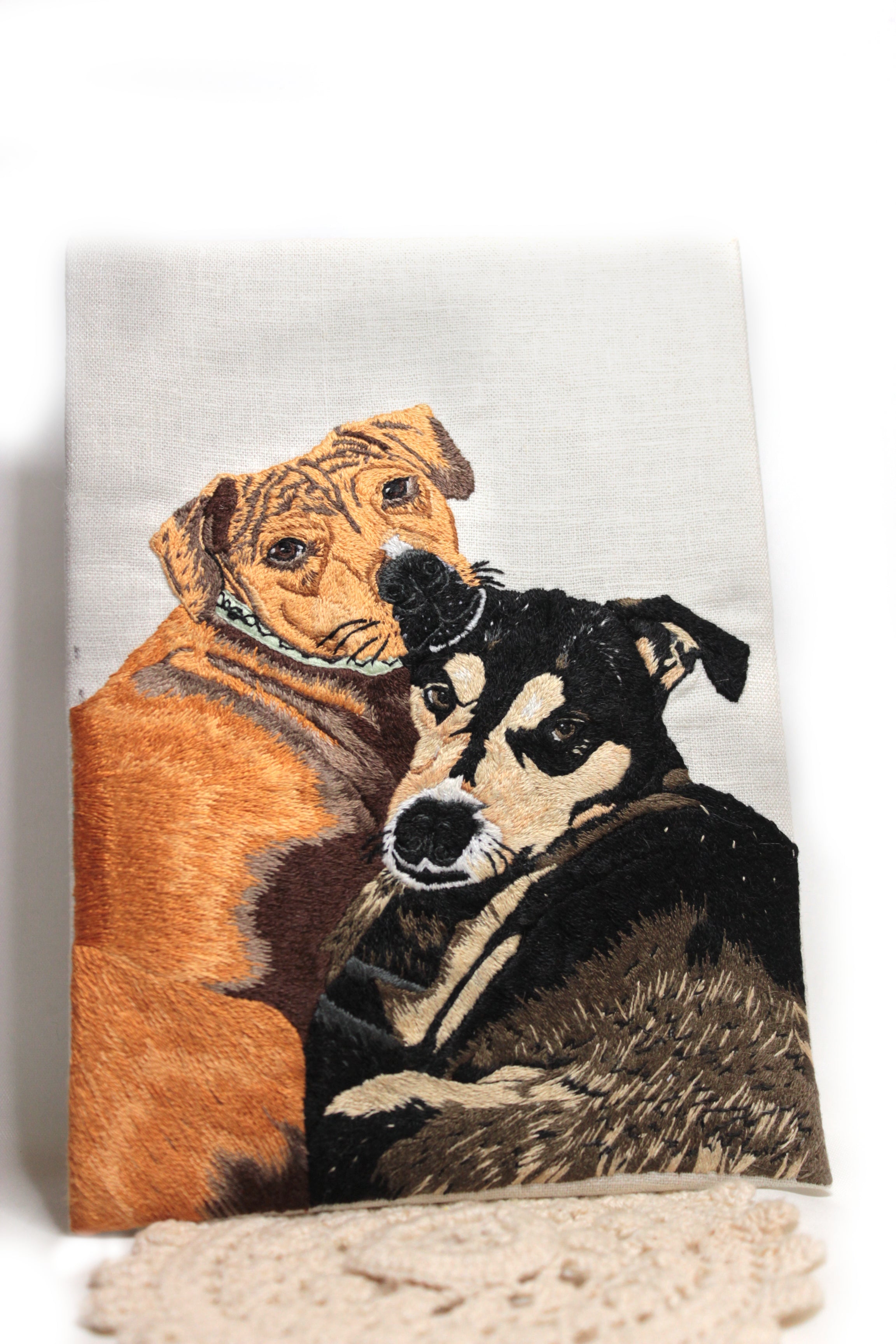 Custom Embroidery Pet Portrait My Pretty Babi