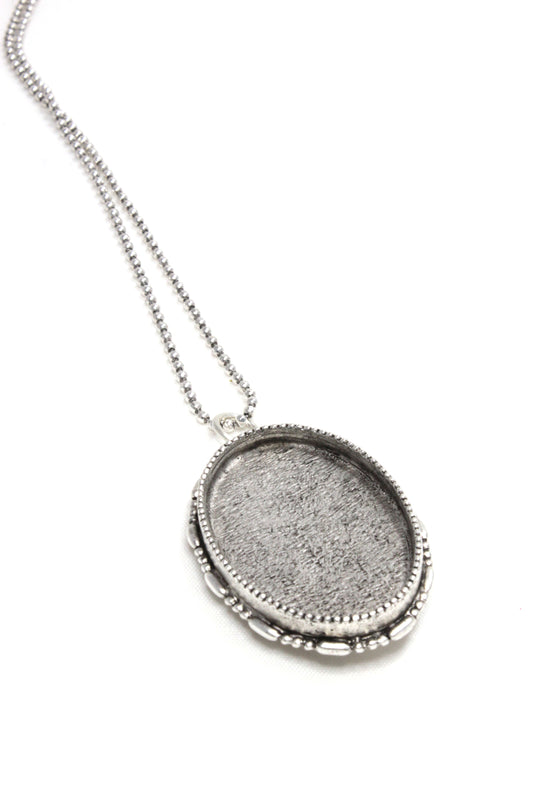 Reserved Listing for Lynn Boertje | Embroidery Custom Pet Portrait | Silver Oval Pendant/Brooch