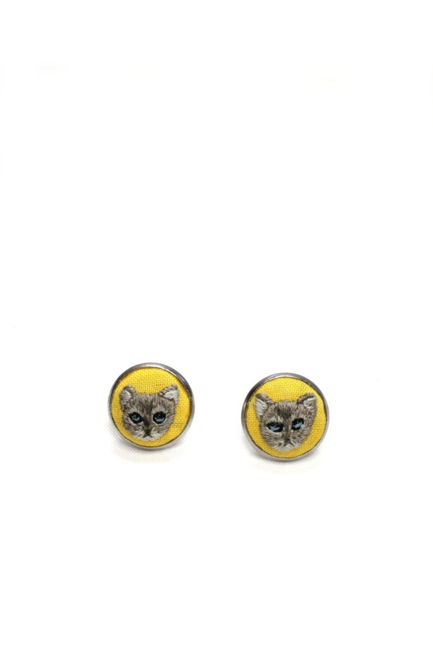 Made To Order Embroidery Pet Earrings