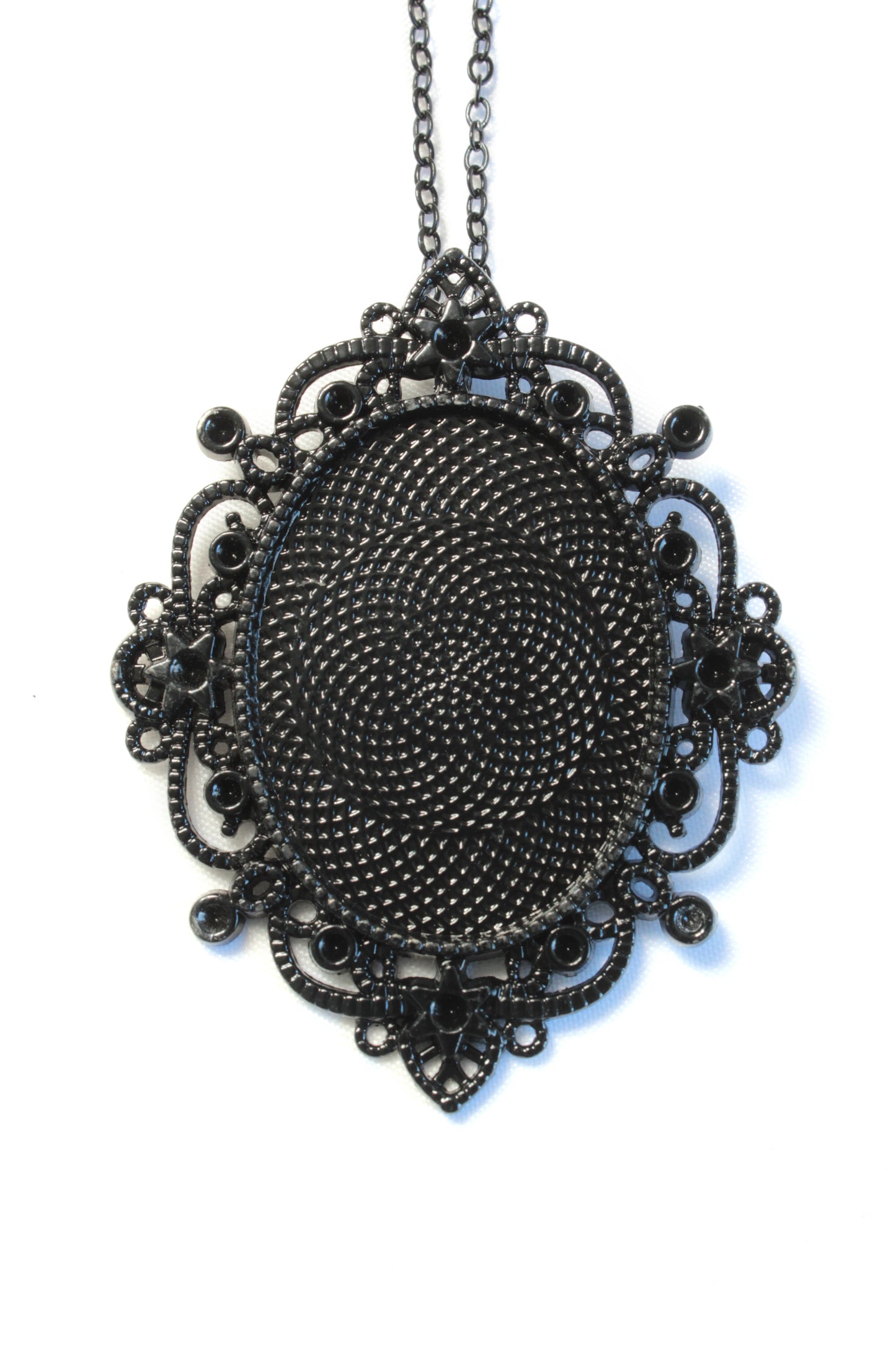 Reserved Listing for Boaz Yakin | Embroidery Custom Pet Portrait | Black Oval Pendant