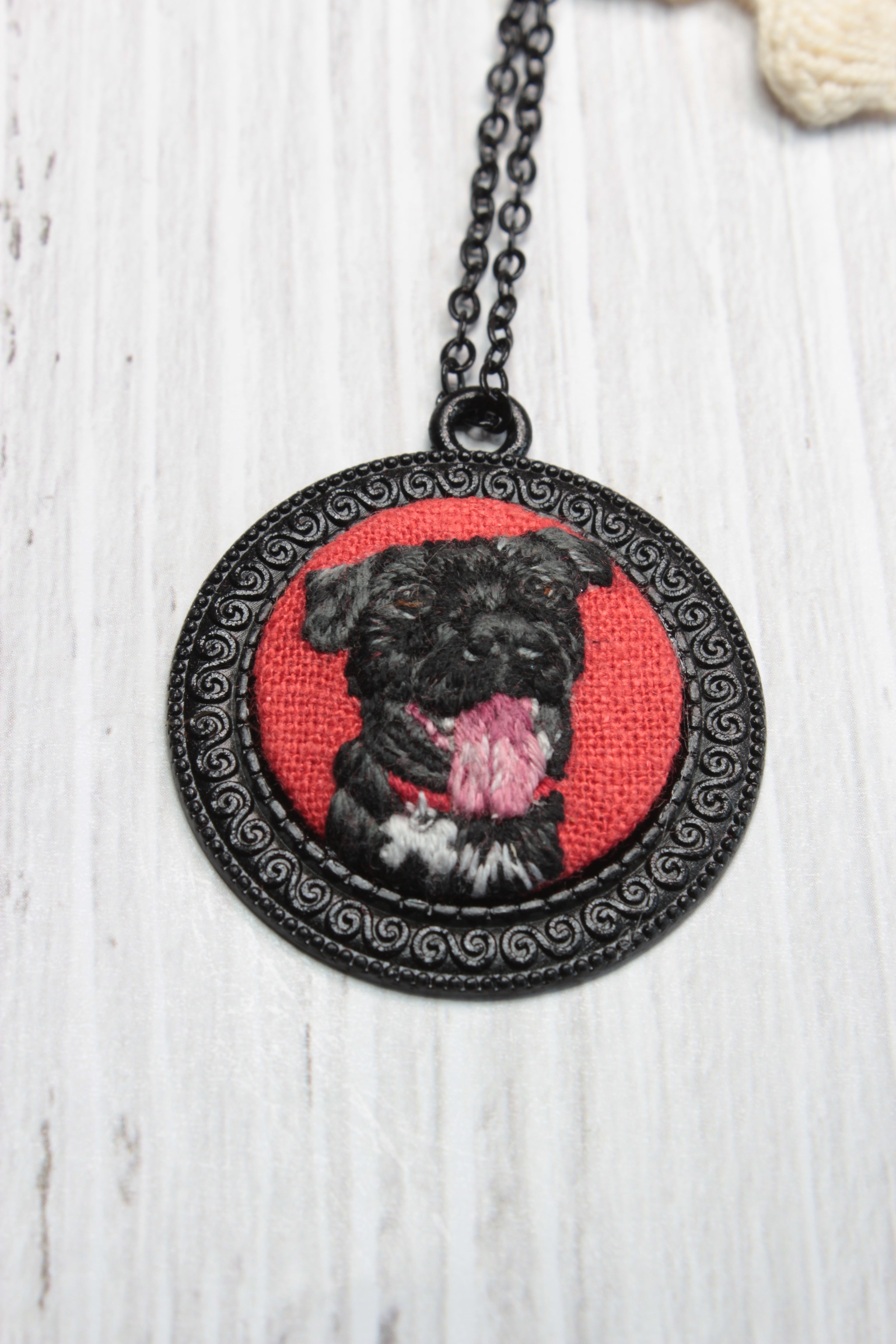 Custom Embroidery Pet Portrait My Pretty Babi