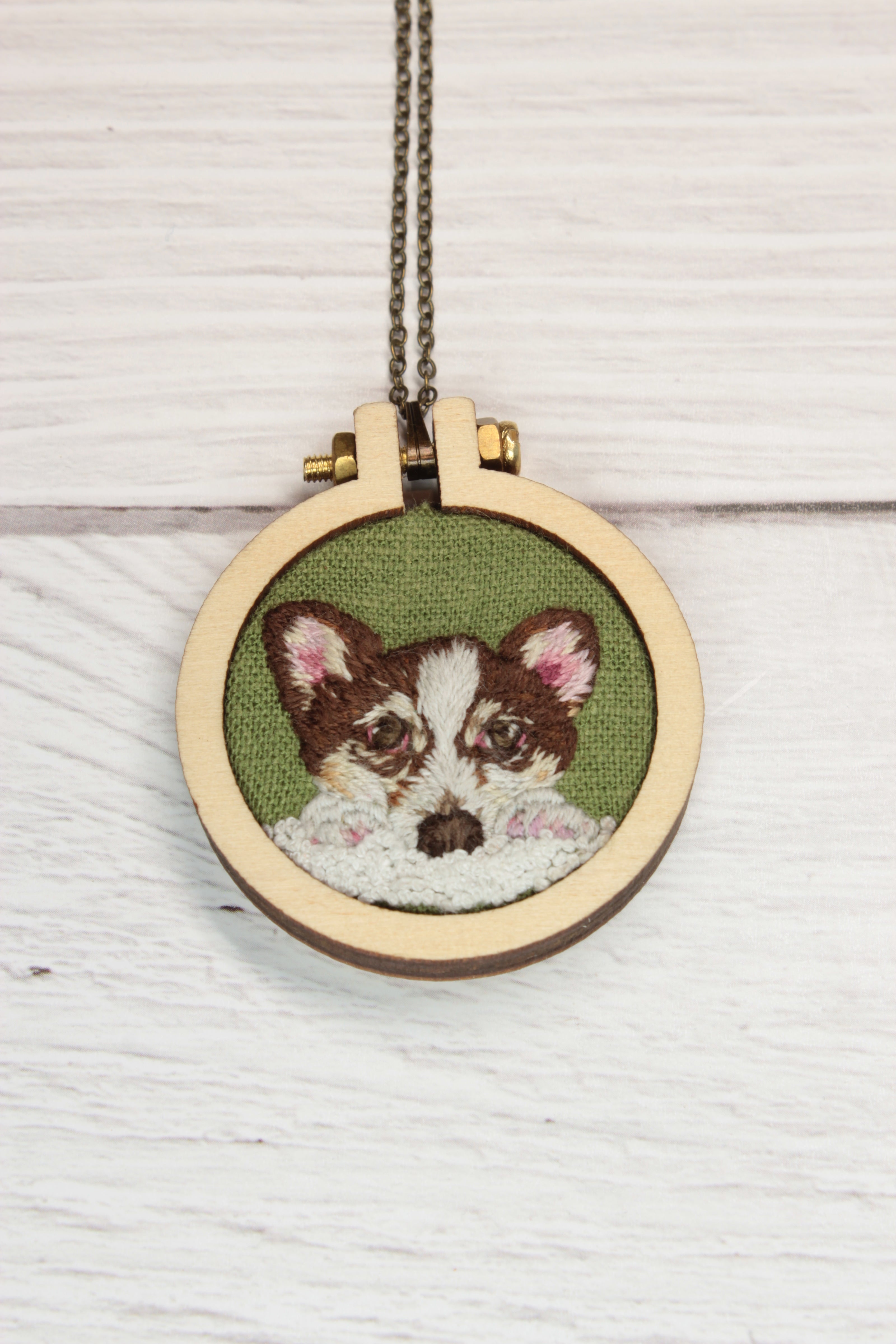 Custom Embroidery Pet Portrait My Pretty Babi