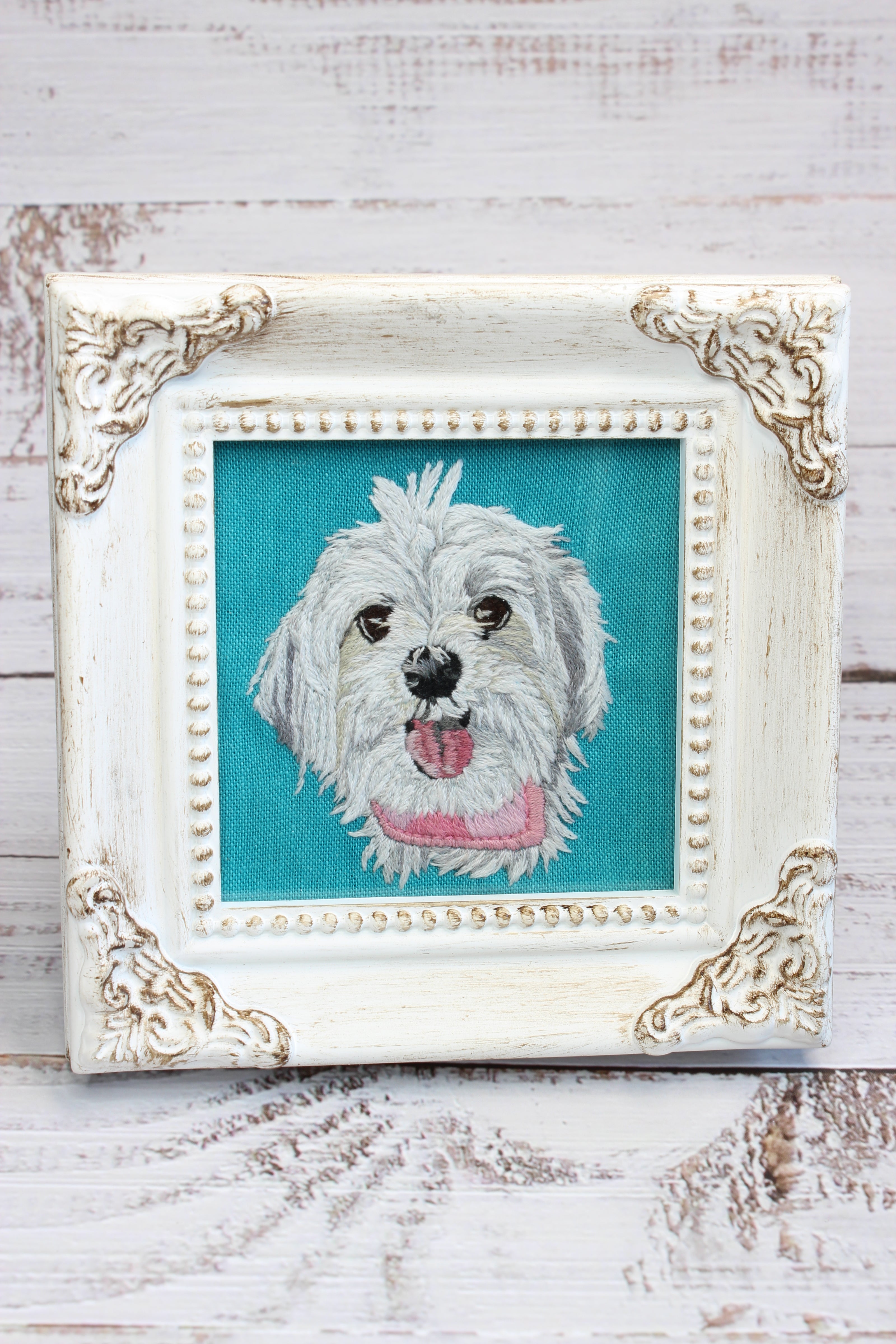 Custom Embroidery Pet Portrait My  Pretty Babi
