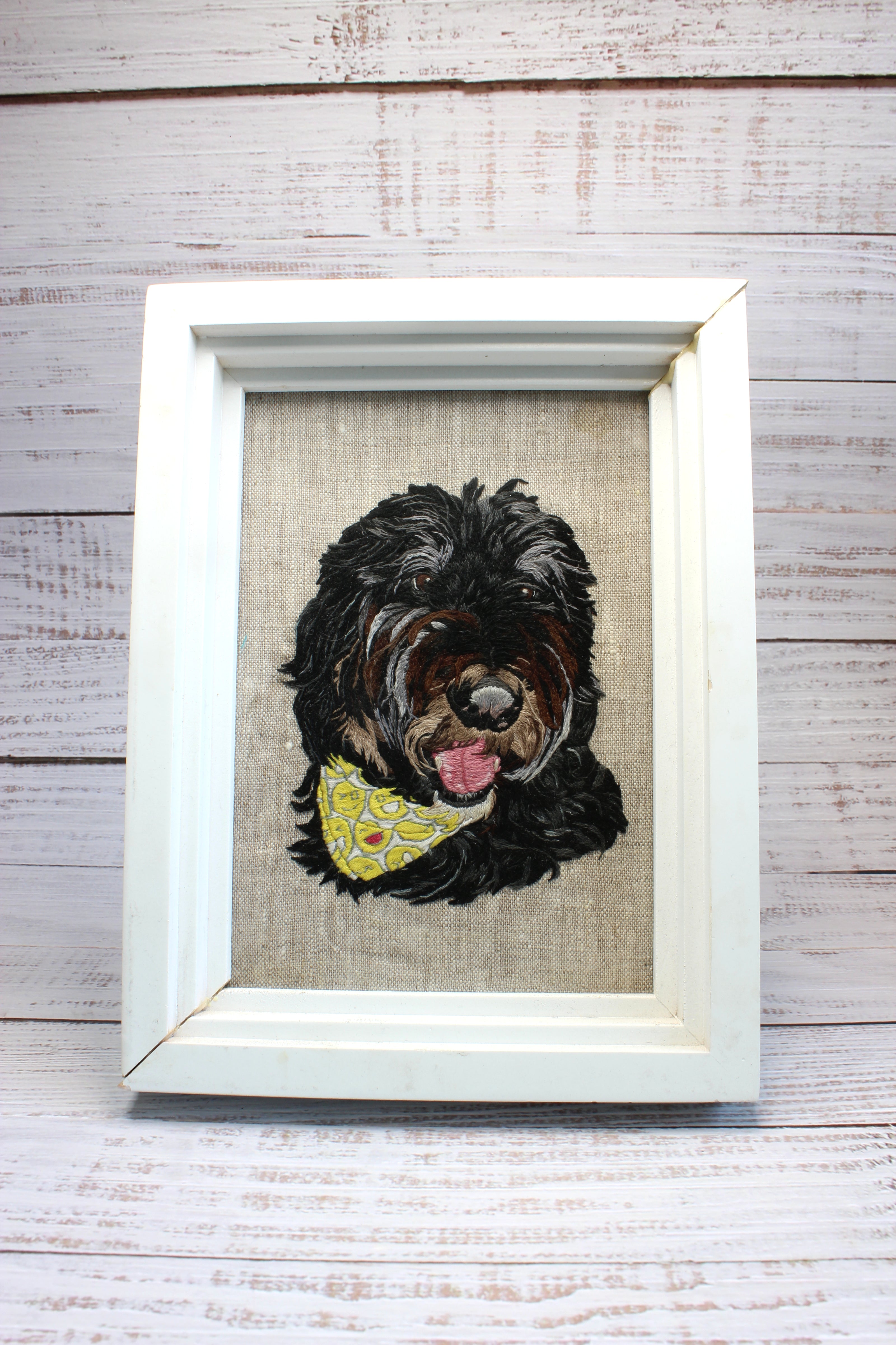 Custom Embroidery Pet Portrait My Pretty Babi