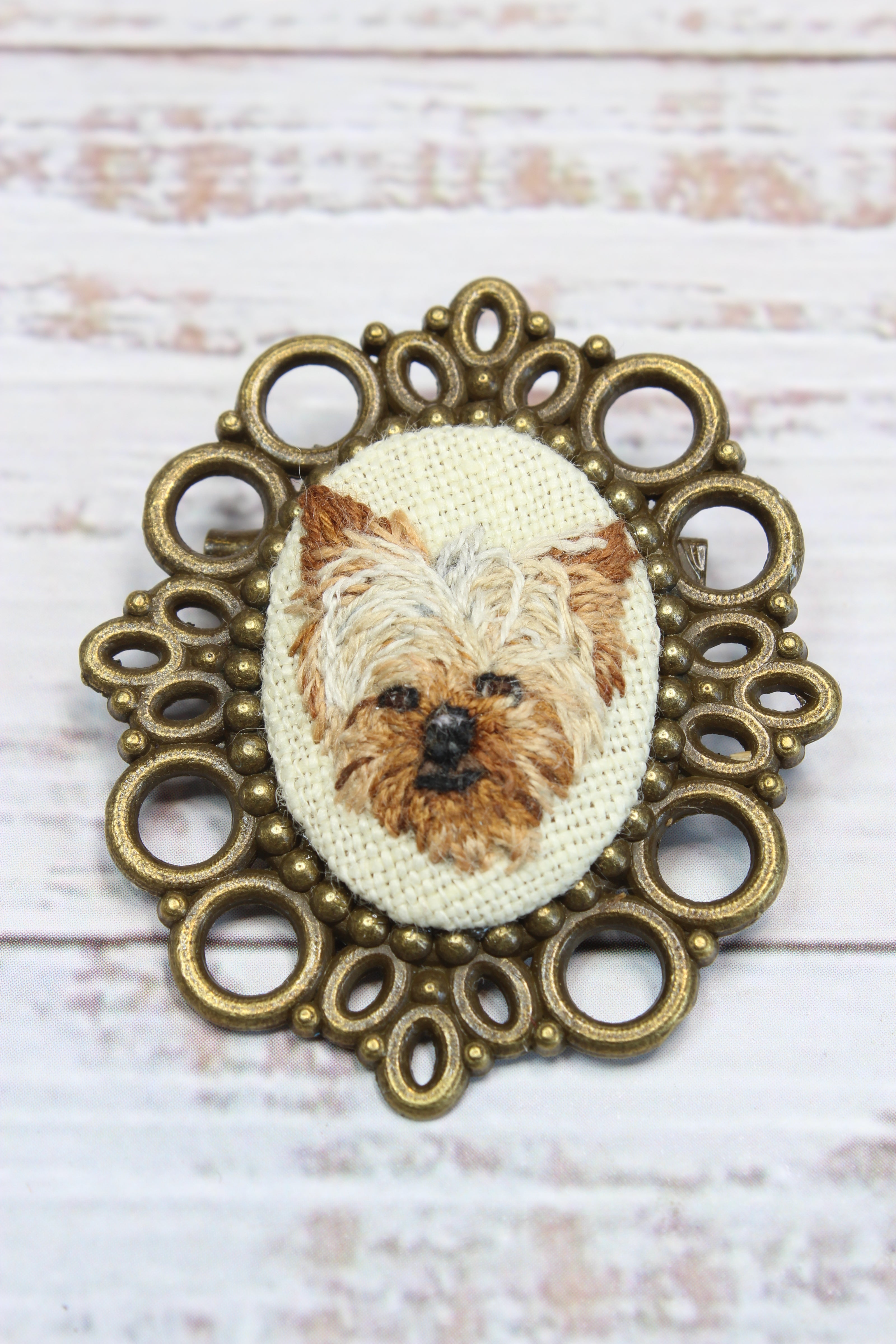 Custom Embroidery Pet Portrait My Pretty Babi