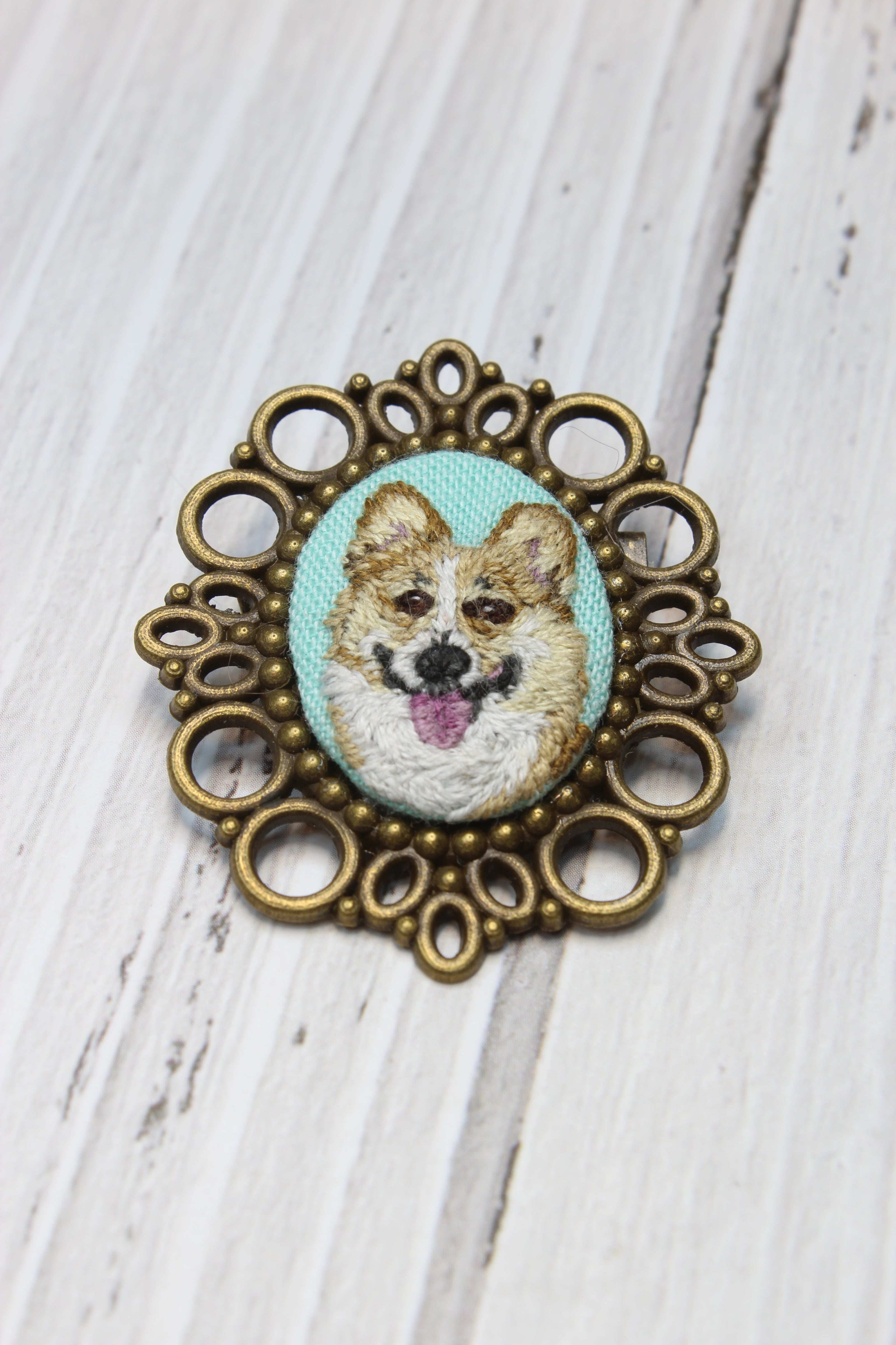 Custom Embroidery Pet Portrait My Pretty Babi