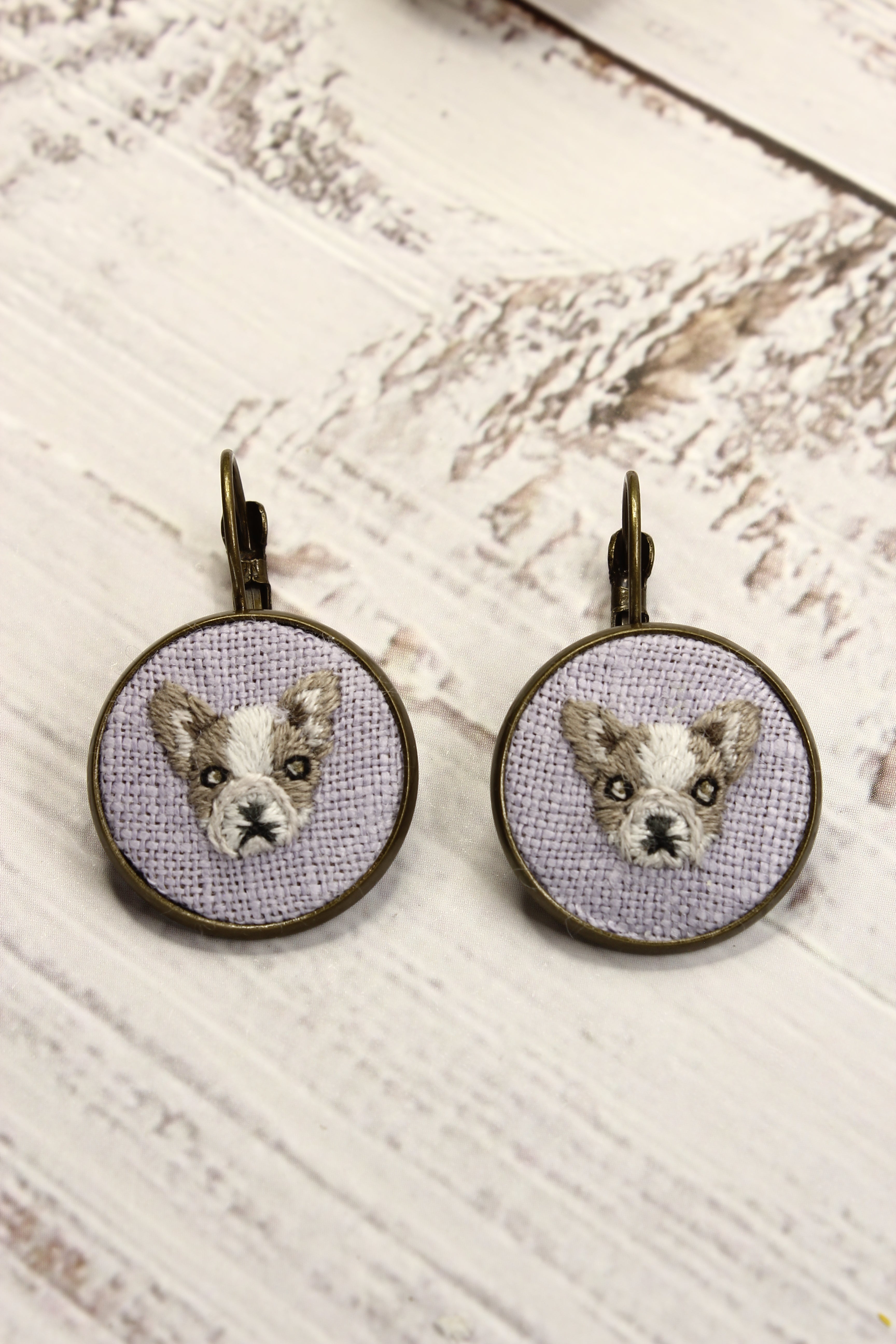 French bulldog earrings best sale