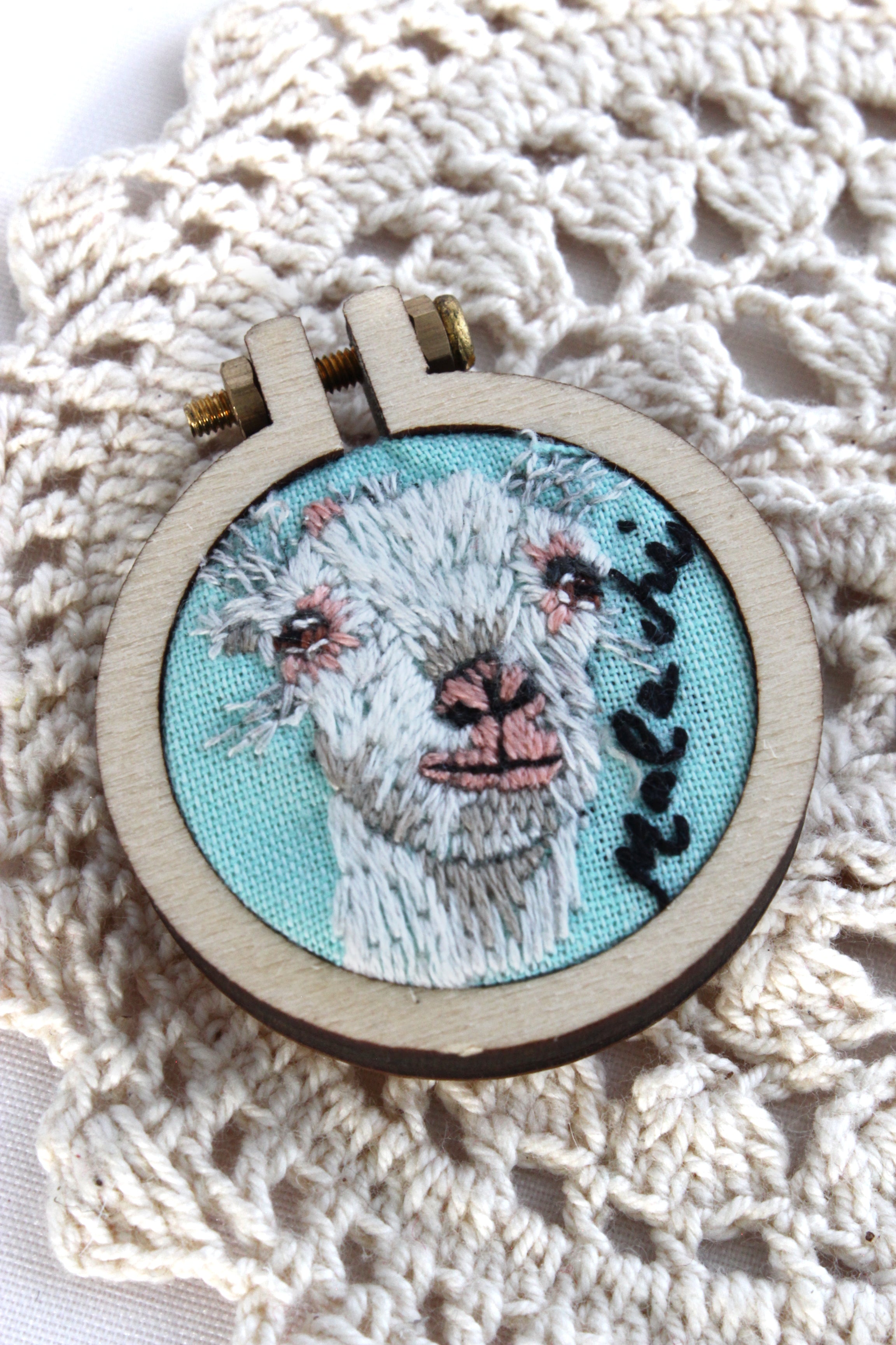 Custom Embroidery Pet Portrait My Pretty Babi