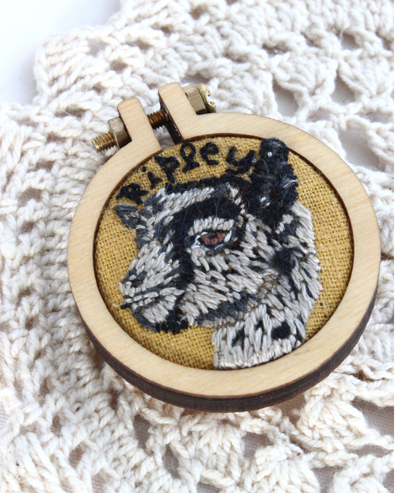 Custom Embroidery Pet Portrait My Pretty Babi