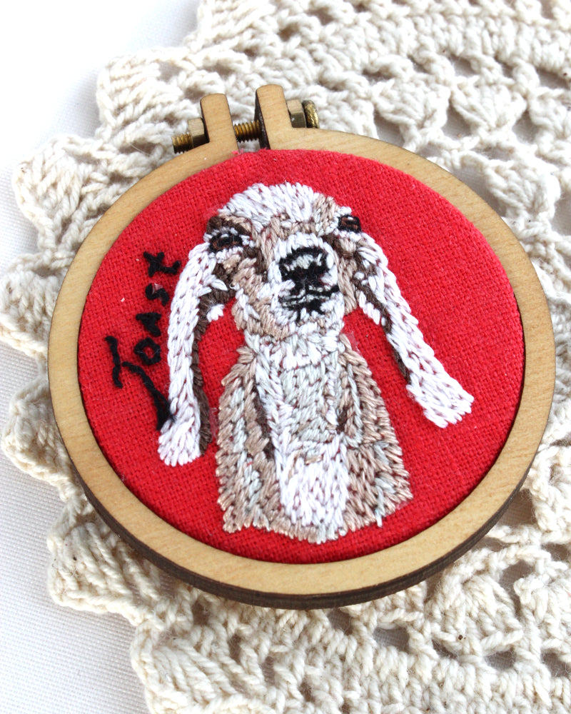 Custom Embroidery Pet Portrait My Pretty Babi