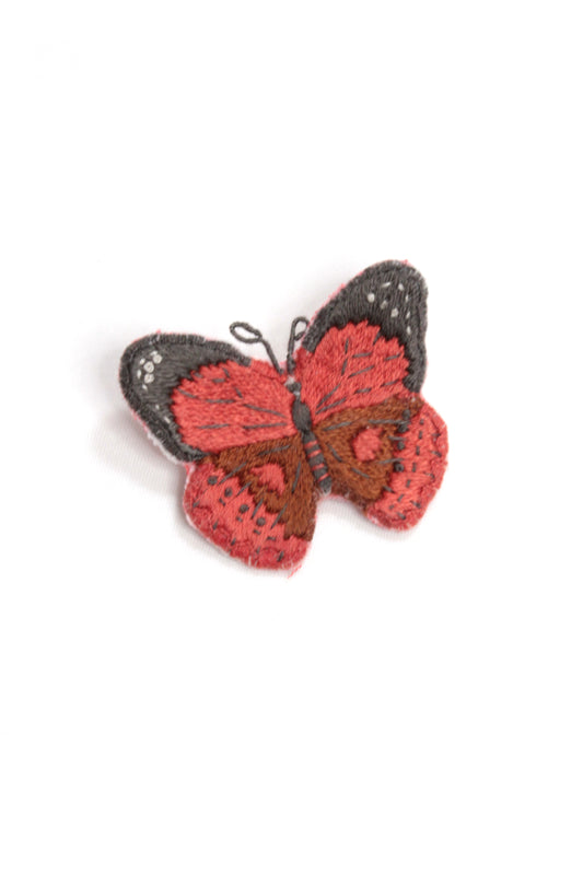 Embroidery Butterfly Brooch