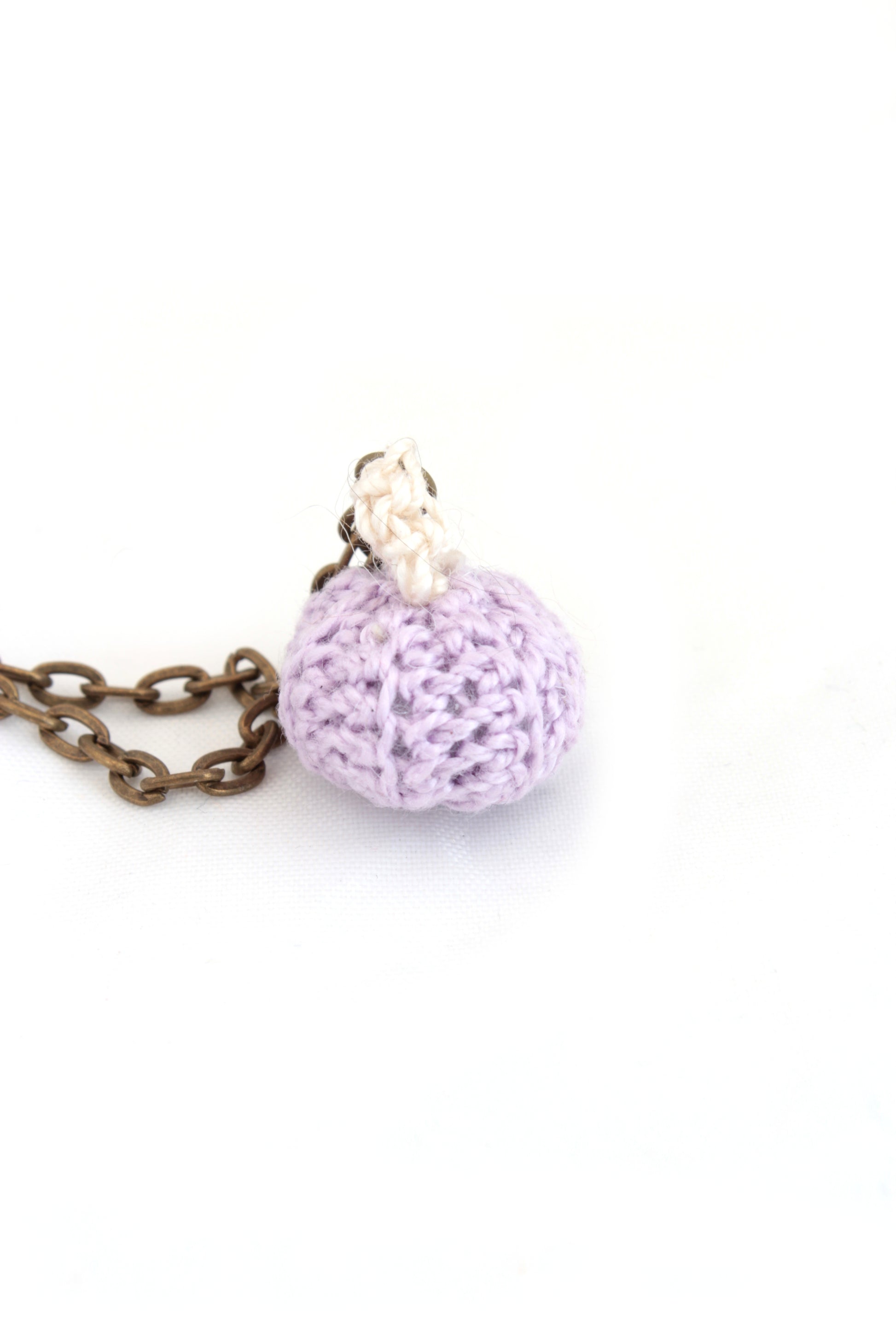 Crochet Pumpkin Necklaces