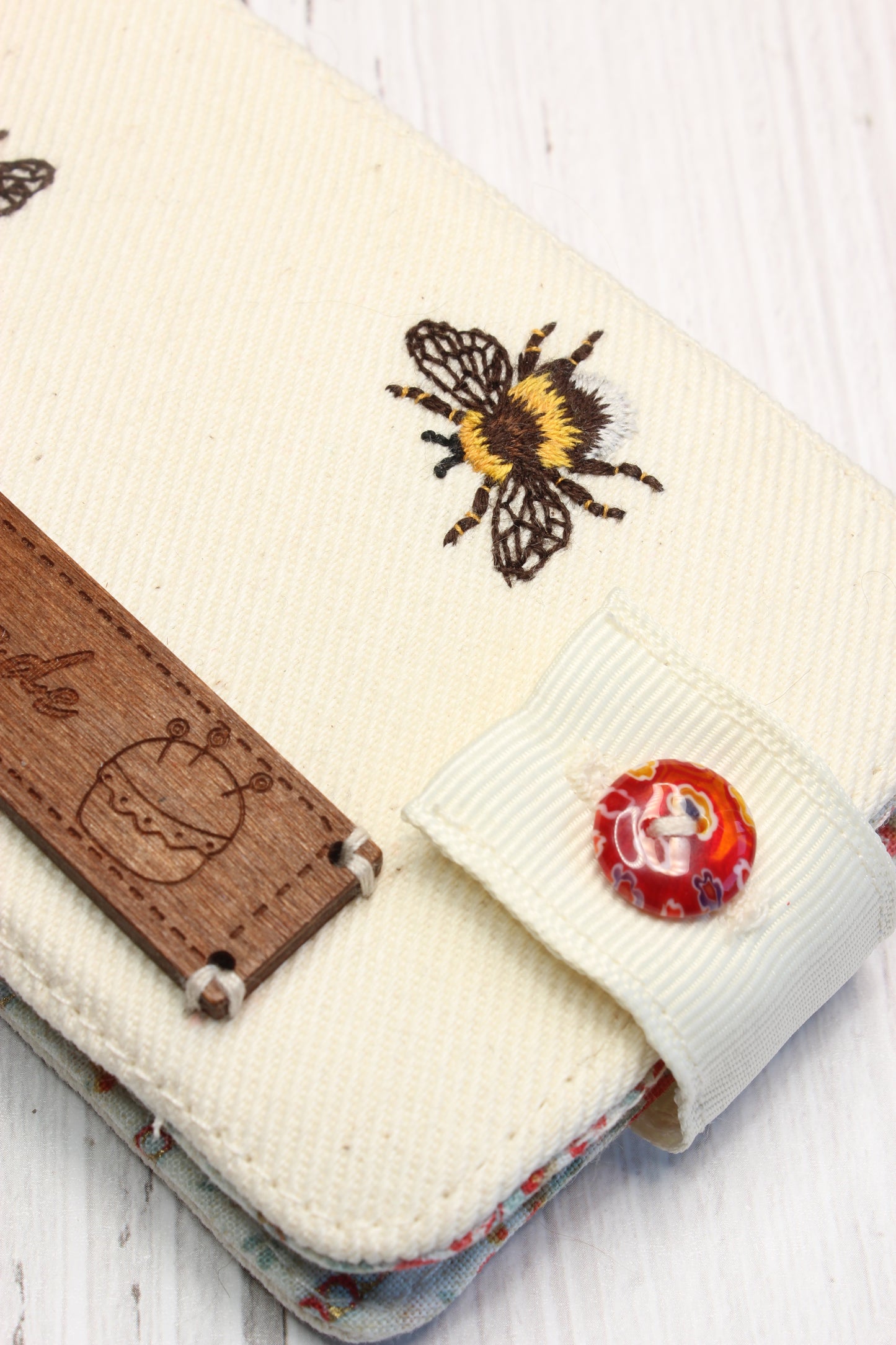 Embroidery Bee Wallet