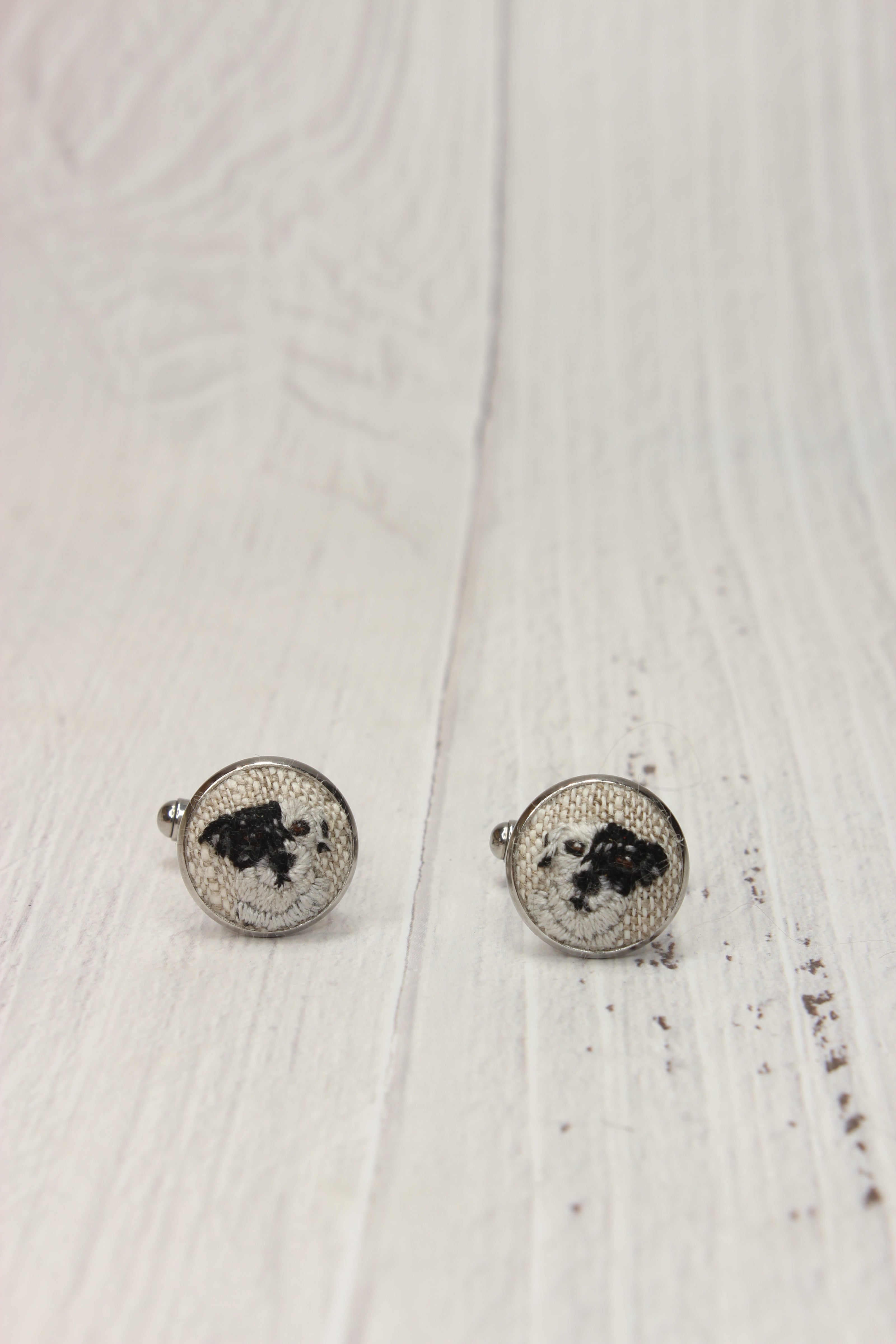 Cufflinks Custom Pet Portrait 